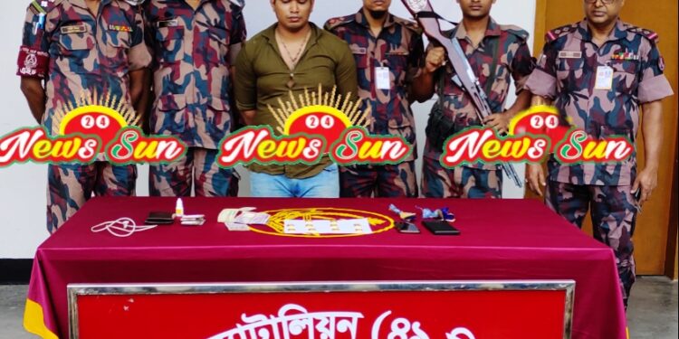 বেনাপলে জুতার মধ্যে থেকে ১কেজি ১৬৬ গ্রাম স্বর্ণের বারসহ আটক ১