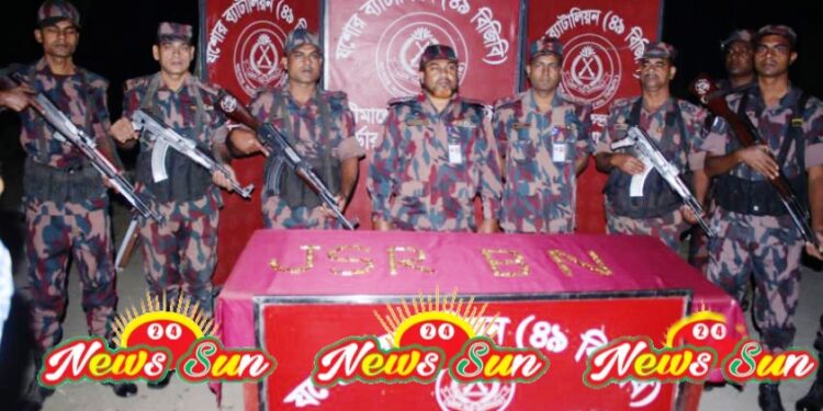 শার্শা সীমান্তে ৯ কেজি ওজনের ৮০ টি স্বর্ণের বার উদ্ধার