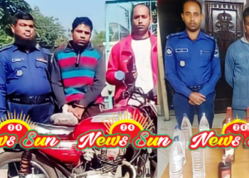 বেনাপোল পোর্ট থানার অভিযানে মাদক সহ আটক ৩