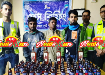 বেনাপোল পুলিশের অভিযানে ৩ মাদক ব্যবসায়ী আটক