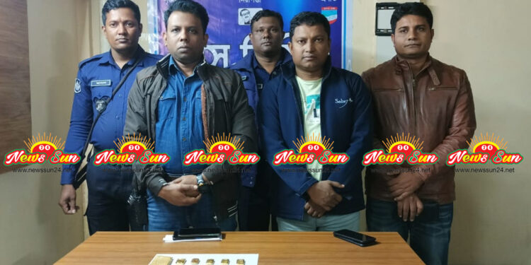 বেনাপোল পুলিশের অভিযানে ১ কোটি ১৫ লক্ষ টাকার ১০টি স্বর্ণের বার উদ্ধার