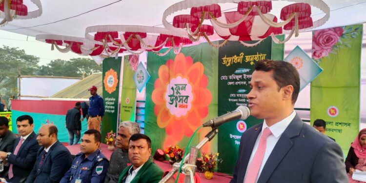 যশোরে তিনদিন ব্যাপী “ফুল উৎসব” অনুষ্ঠিত