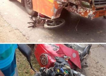 শার্শায় বাসের ধাক্কায় মোটরসাইকেল চালক নিহত