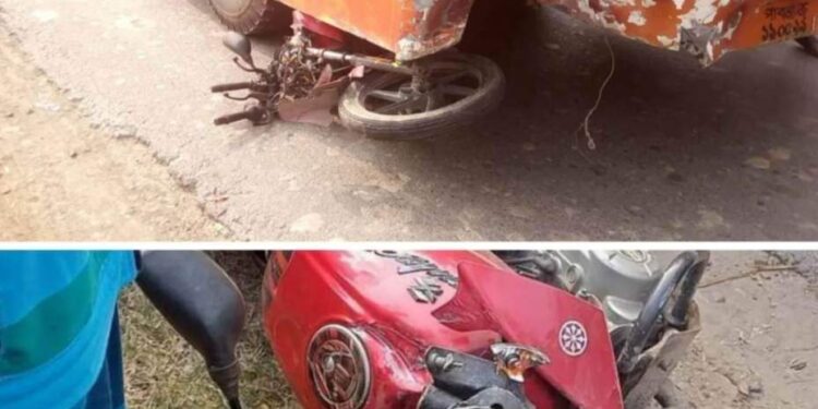 শার্শায় বাসের ধাক্কায় মোটরসাইকেল চালক নিহত