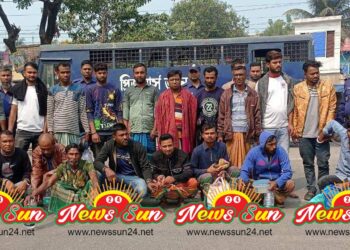 বেনাপোল পোর্ট থানা পুলিশের অভিযানে ২১ আসামী গ্রেফতার