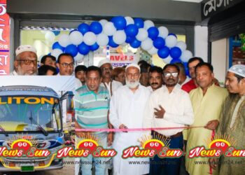 বেনাপোলে লিটন ট্রাভেলসের ঢাকা কোলকাতা গামী বাসের শুভ উদ্বোধন