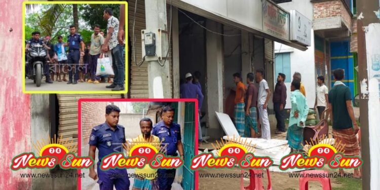 বেনাপোল সোলা লিটনের অফিসে বোমা বিস্ফোরনে বিল্ডিং সহ দোকান পাট ব্যাপক ক্ষয়ক্ষতি আটক ১