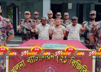 বেনাপোল দৌলতপুর সীমান্তে দুই কোটি ৬৫ লাখ টাকার ৪টি সোনার বার উদ্ধার