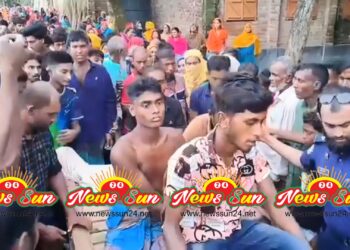 নাস্তিপুর সীমান্তে স্বর্ণ পাচারের সময় স্বর্ণের ভারে পানিতে ডুবে মারা গেলেন এক যুবক