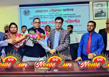 বেনাপোল পৌরসভা পরিদর্শন করলেন,জাতীয় স্থানীয় সরকার ইনস্টিটিউট প্রতিনিধি দল।