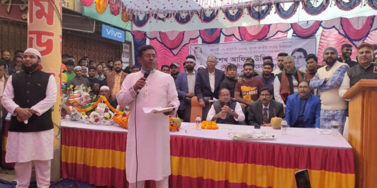 শার্শায় নৌকার জনসভা জনসমুদ্রে পরিনত