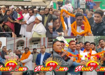 বেনাপোল পৌরসভাসহ ১১টি ইউনিয়নে  ফুলে ফুলে সিক্ত হলেন, নব-নির্বাচিত এমপি আলহাজ্ব শেখ আফিল উদ্দিন।