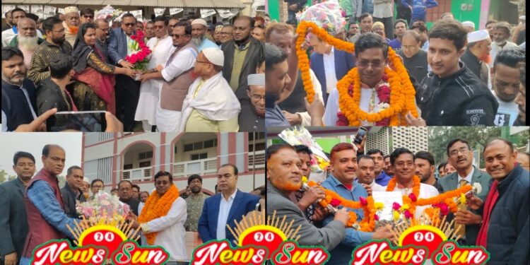 বেনাপোল পৌরসভাসহ ১১টি ইউনিয়নে  ফুলে ফুলে সিক্ত হলেন, নব-নির্বাচিত এমপি আলহাজ্ব শেখ আফিল উদ্দিন।