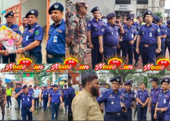 বেনাপোল স্থলবন্দর পরিদর্শন করলেন হাইওয়ে পুলিশের ডিআইজি হাবিব।