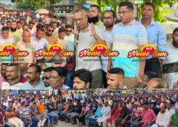 বেনাপোলে বিএনপির কেন্দ্রীয় যুবদলের সভাপতির ণনসংযোগ।