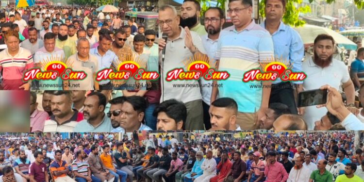 বেনাপোলে বিএনপির কেন্দ্রীয় যুবদলের সভাপতির ণনসংযোগ।