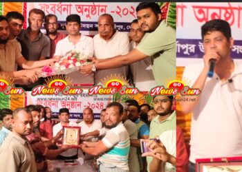 ভোমরা এসোসিশনের সদস্য নির্বাচিত হওয়ায় মফিজুর রহমানকে সংবর্ধনা।