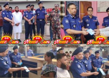 বেনাপোল স্থলবন্দর পরিদর্শন করলেন হাইওয়ে পুলিশের এডিশনাল ডিআইজি শাহিন।