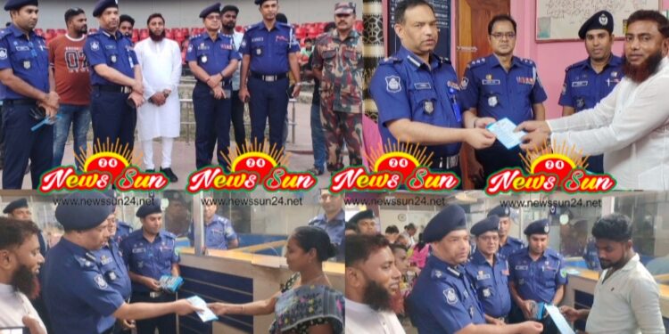 বেনাপোল স্থলবন্দর পরিদর্শন করলেন হাইওয়ে পুলিশের এডিশনাল ডিআইজি শাহিন।