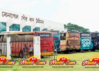 বেনাপোল পৌর বাস টার্মিনাল প্রশাসনের হস্তক্ষেপে প্রায় ২ বছর পর চালু হল