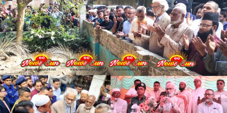 শহীদ আব্দুল্লাহর কবর জিয়ারত করলেন উপদেষ্টা হাসান আরিফ