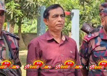 ভারতে পালানোর সময় আওয়ামী লীগের প্যানেল মেয়র বিজিবির হাতে গ্রেফতার