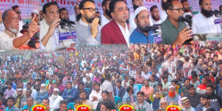 শার্শার উলাশী ইউনিয়নে বিএনপি’র বিশাল জনসভায় জনসমুদ্রে পরিণত