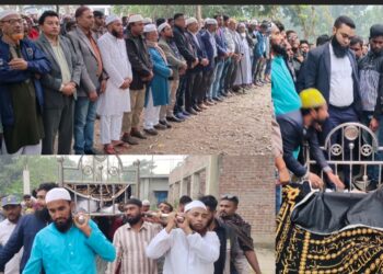 বেনাপোল শ্রমিক নেতা সহিদ আলী’র পিতার জানাযা নামাজ ও দাফন সম্পন্ন হয়েছে