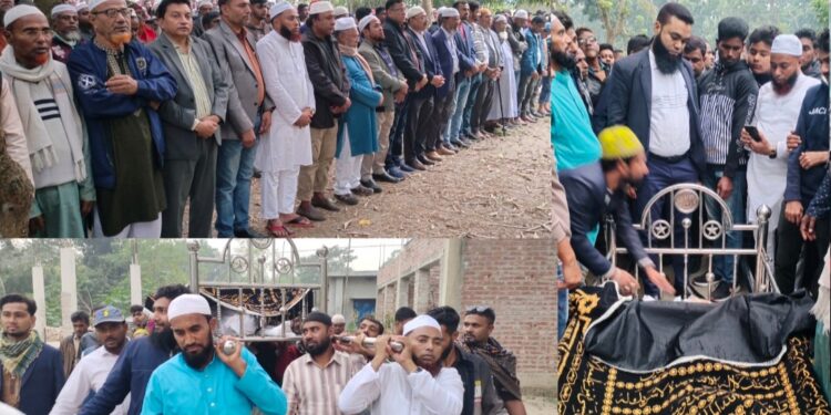 বেনাপোল শ্রমিক নেতা সহিদ আলী’র পিতার জানাযা নামাজ ও দাফন সম্পন্ন হয়েছে