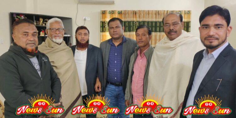 শার্শার ৩নং বাহাদুরপুর ইউনিয়ন বিএনপির নব-নির্বাচিত সাংগঠনিক সম্পাদক শুকুর আলী কে সংবর্ধনা