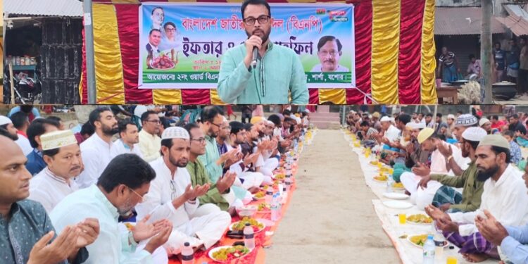 শার্শা উপজেলার ৬নং গোগা ইউনিয়ন  বিএনপির উদ্যোগে ইফতার মাহফিল অনুষ্ঠিত