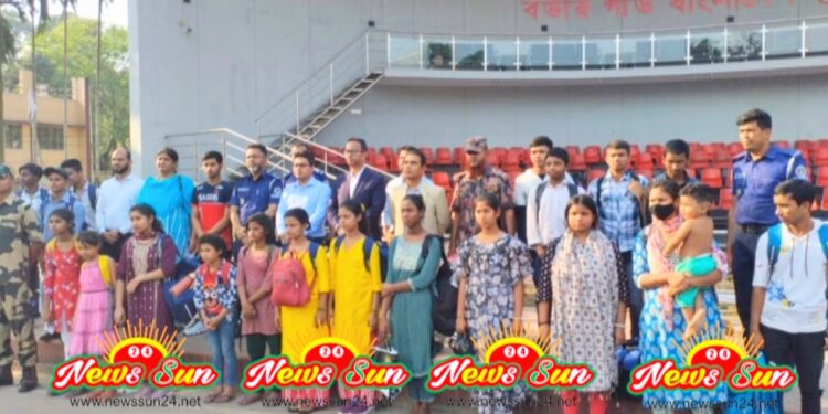 সাজাভোগ শেষে বেনাপোল দিয়ে দেশে ফিরলো ২১ বাংলাদেশি নারী-পুরুষ ও শিশু