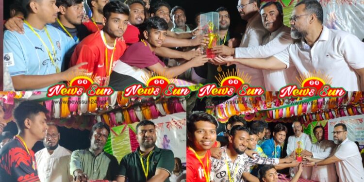 বেনাপোল পৌর বিএনপির উদ্যোগে ২নং ওয়ার্ডে বাংলা বর্ষবরণ উপলক্ষে প্রীতি ফুটবল ম্যাচ অনুষ্ঠিত