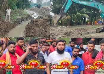 আবারও বেনাপোল কাস্টমস হাউসে জলবদ্ধতা সৃষ্টি : দ্রুত ড্রেনের খনন কাজ শুরু 