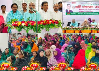 বেনাপোল পৌর বিএনপির মহিলা দলের কর্মী সমাবেশে মহিলা কর্মীদের জনসমুদ্র 