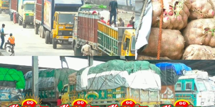 বেনাপোল বন্দরে আড়াই বছর পরপেঁয়াজ আমদানি