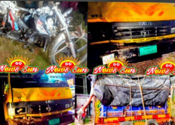 বেনাপোলে ট্রাক ও মোটর সাইকেলের মুখোমুখি সংঘর্ষে এক যুবক নিহত,আহত-১