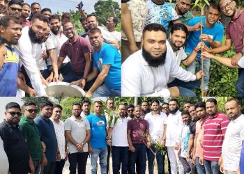 যুবদলের ৪৭ তম প্রতিষ্ঠা বার্ষিকী উপলক্ষে বৃক্ষরোপণ ও মাছের পোনা অবমুক্ত করেন শার্শা ও বেনাপোল পৌর যুবদল