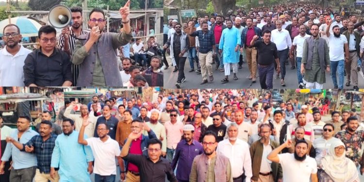 শার্শায় আওয়ামী লীগের লকডাউন কর্মসূচির বিরুদ্ধে কঠোর হুশিয়ারী দিলেন বিএনপির নেতা নুরুজ্জামান লিটন।