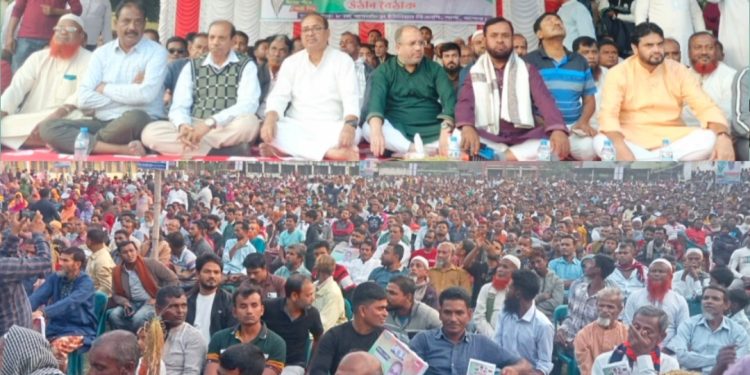 শার্শার বাগআঁচড়ায় তৃপ্তির উঠান বৈঠকে জনসমুদ্রে রূপান্তর