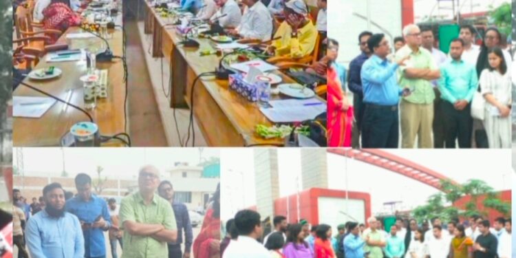 বেনাপোল বন্দর পরিদর্শন করলেন বৈদেশিক ফরেন্স সার্ভিস একাডেমির ৩০ সদস্যের প্রতিনিধি দল