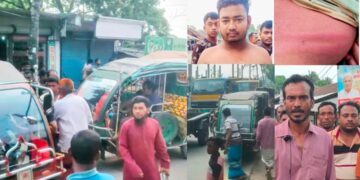 শার্শায় সিএনজি,পিকআপ ও ভ্যান চালকদের সংঘর্ষে উত্তেজনা,আহত কয়েকজন