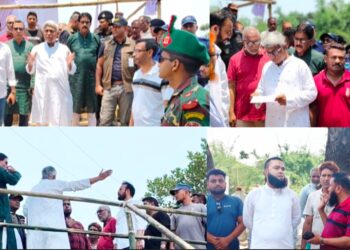 উলাশীর জিয়ার খাল উদ্বোধনকে ঘিরে প্রস্তুতি সম্পন্ন,পরিদর্শনে প্রতিমন্ত্রী অমিত