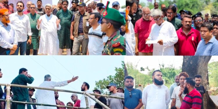 উলাশীর জিয়ার খাল উদ্বোধনকে ঘিরে প্রস্তুতি সম্পন্ন,পরিদর্শনে প্রতিমন্ত্রী অমিত