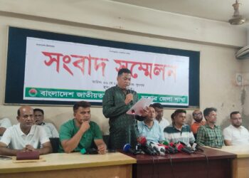 যশোরে যুবদলের সংবাদ সম্মেলন: অপপ্রচারের প্রতিবাদ,সত্য তথ্য যাচাইয়ের আহ্বান