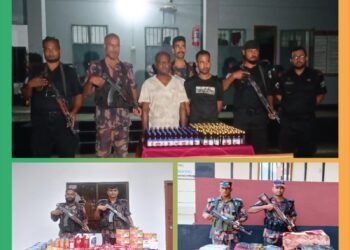 বেনাপোল সীমান্তে বিজিবি-র্যাবের যৌথ অভিযানে মাদক ও চোরাচালানী পণ্য আটক, গ্রেপ্তার ২