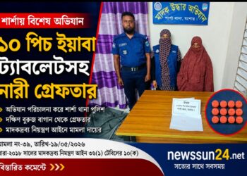 শার্শায় পুলিশের বিশেষ অভিযানে ইয়াবাসহ এক নারী গ্রেফতার