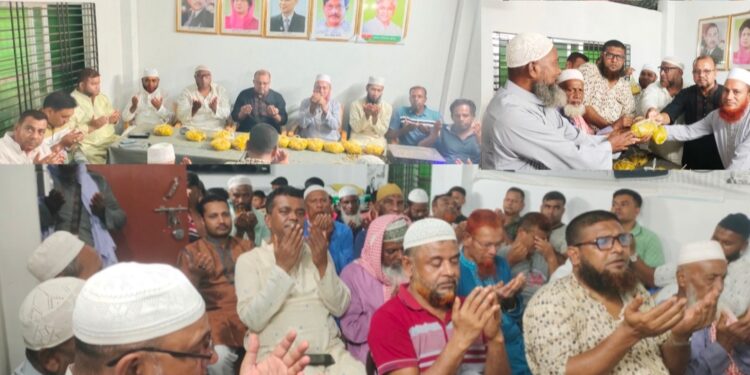 বেনাপোল পৌরসভার ৮নং ওয়ার্ডে শহীদ রাষ্ট্রপতি জিয়াউর রহমানের ৪৫তম শাহাদাৎ বার্ষিকী পালিত